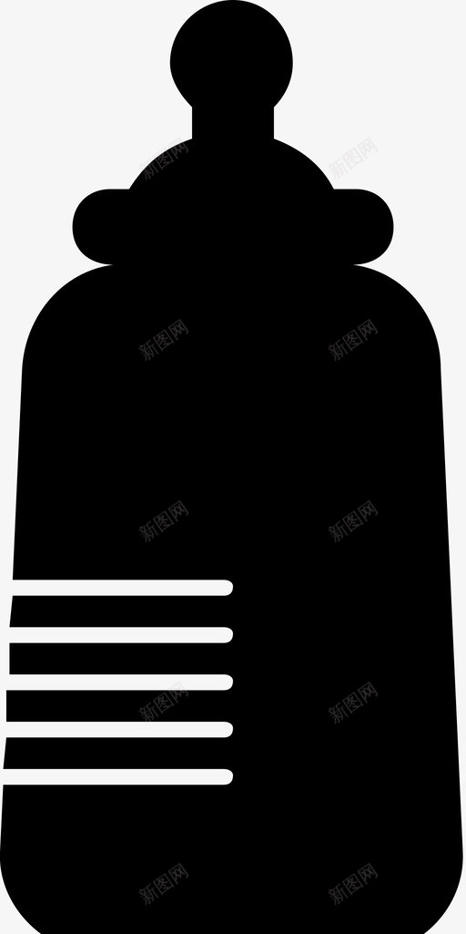 婴儿奶瓶图标svg_新图网 https://ixintu.com 奶瓶 婴儿