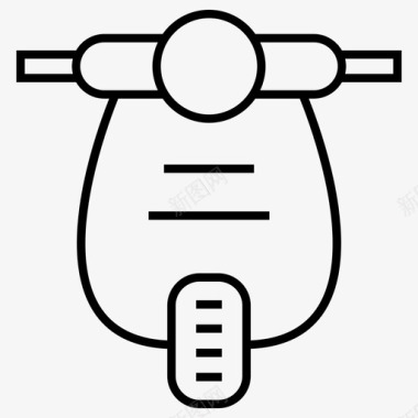 自行车摩托车城市夏普图标图标