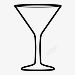 马提尼酒马提尼酒吧鸡尾酒杯图标高清图片
