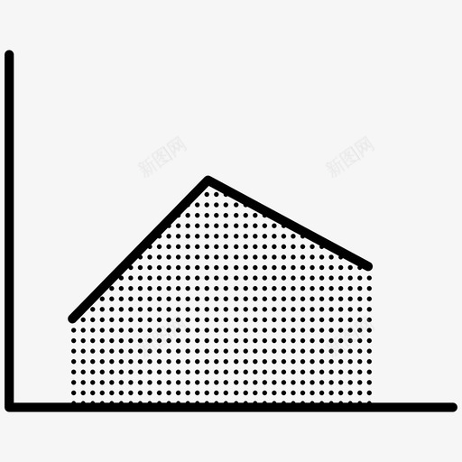 图表统计虚线图图标svg_新图网 https://ixintu.com 图表 统计 虚线图