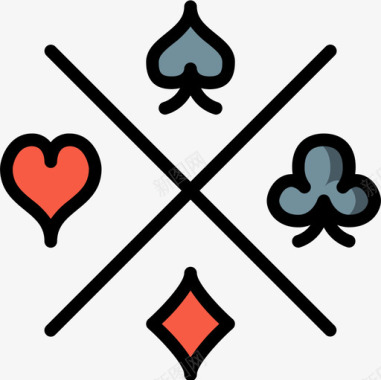 符号赌博21线颜色图标图标