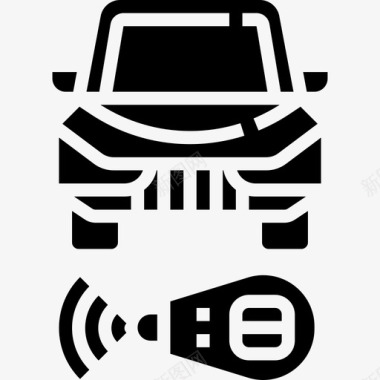 遥控智能汽车2字形图标图标