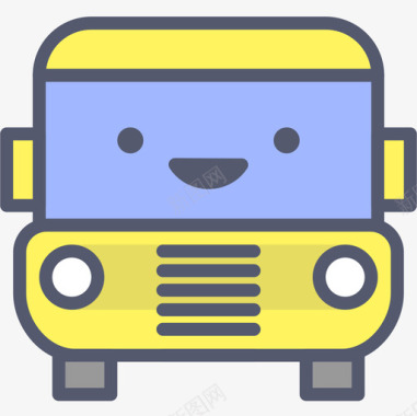 201路公交车线路颜色图标图标