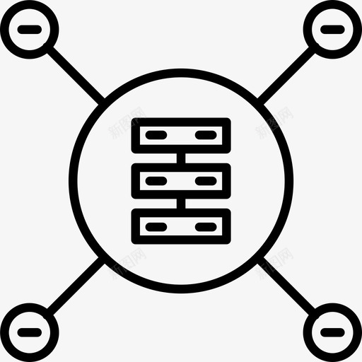 网络通信互联网图标svg_新图网 https://ixintu.com 互联网 共享 网络 网络路由器 通信
