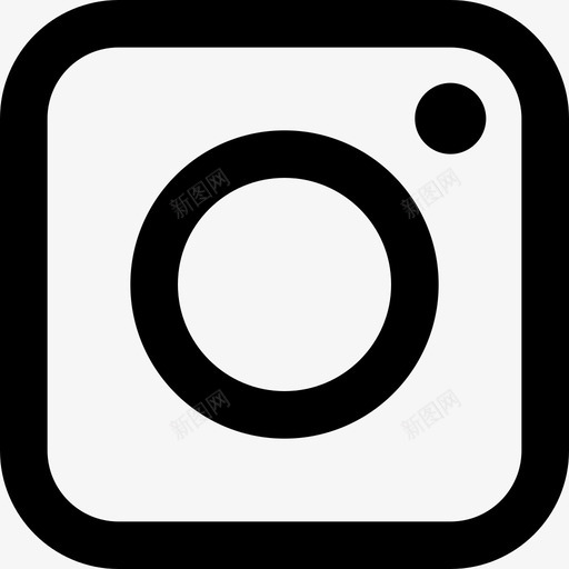 Instagram社交媒体102线性图标svg_新图网 https://ixintu.com Instagram 社交媒体102 线性