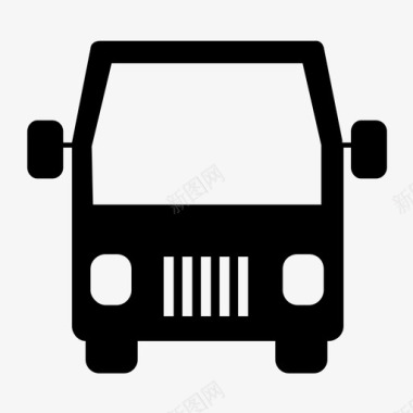公共汽车汽车司机图标图标