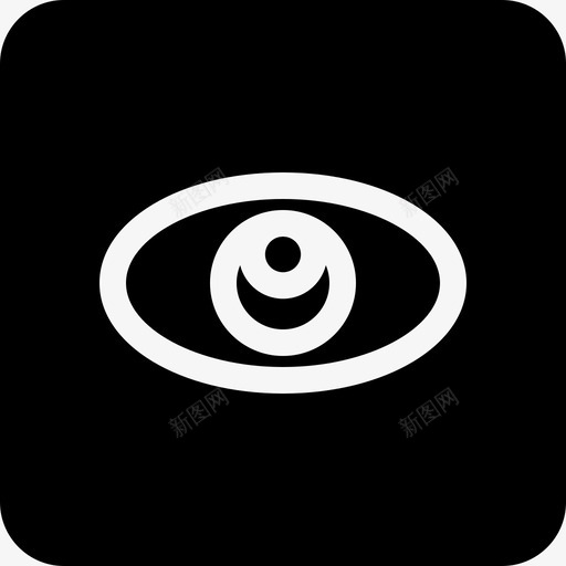 眼睛视力视野图标svg_新图网 https://ixintu.com 眼睛 网络用户界面 视力 视野