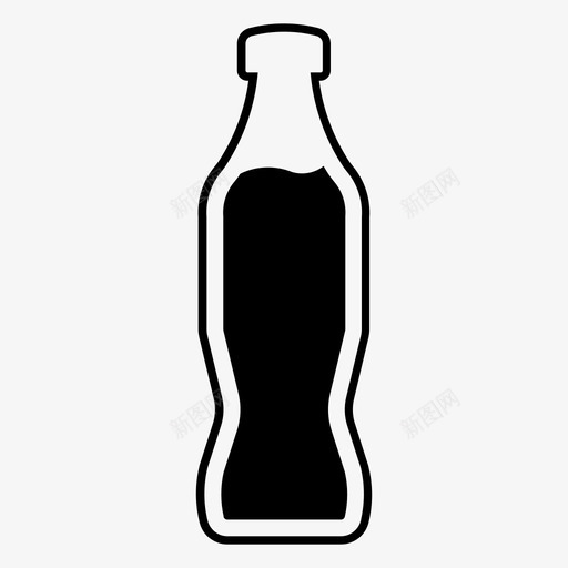 汽水饮料可乐图标svg_新图网 https://ixintu.com 可乐 家用 汽水 设备 食品 饮料