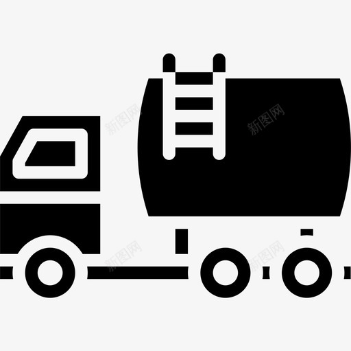 卡车工业11填充图标svg_新图网 https://ixintu.com 卡车 填充 工业