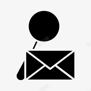 搜索邮件信封信件图标图标