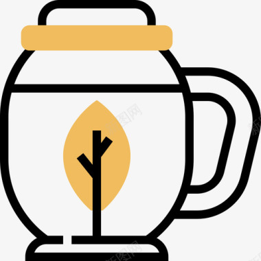 茶饮料18黄影图标图标