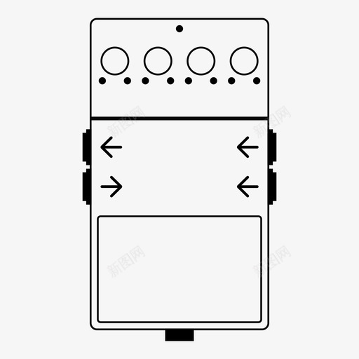动感华踏板贝司吉他图标svg_新图网 https://ixintu.com 动感华踏板 吉他 吉他踏板 贝司