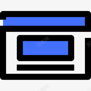 浏览器创意8蓝色图标图标