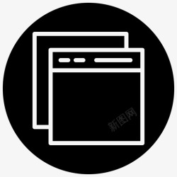 多窗口多窗口多任务网页图标高清图片