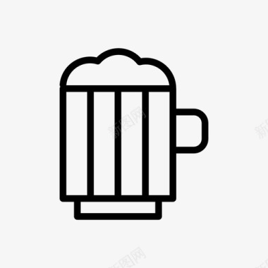 啤酒酒饮料图标图标
