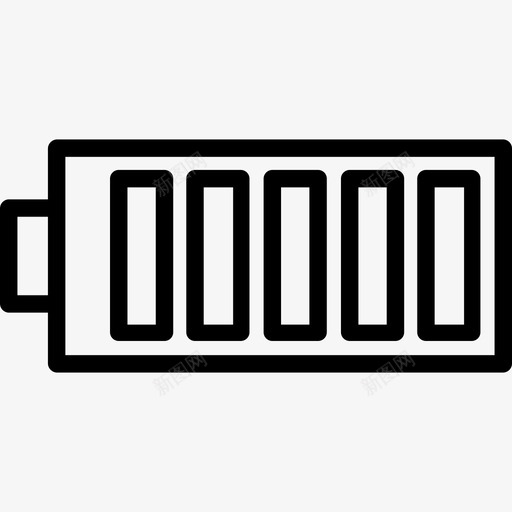 电池电量低能量27线性图标svg_新图网 https://ixintu.com 电池电量低 线性 能量27