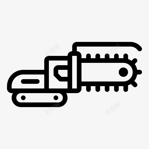 履带链挖沟机结构重型图标svg_新图网 https://ixintu.com 履带链挖沟机 结构 重型 重型车辆