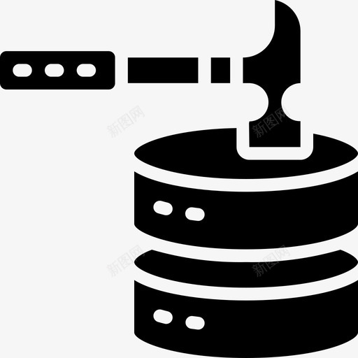 构建数据库计算hammer图标svg_新图网 https://ixintu.com glyph hammer it 数据库 构建 解决方案 计算 软件工程