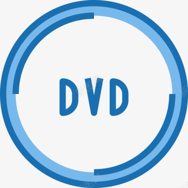 Dvd电脑26蓝色图标图标