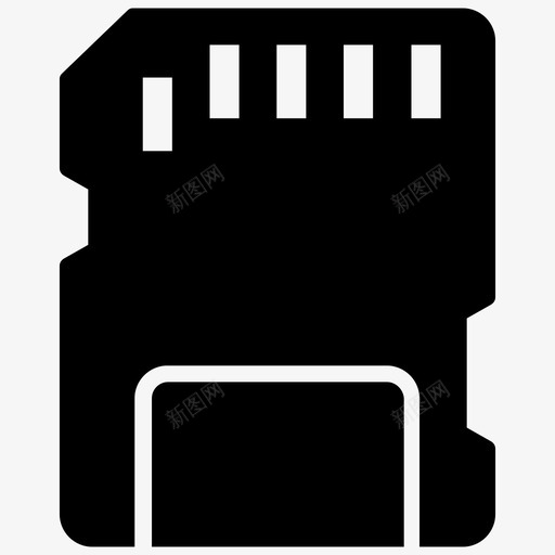 存储卡闪存卡存储芯片图标svg_新图网 https://ixintu.com microsd sd卡 seowebglyph图标 存储卡 存储芯片 闪存卡