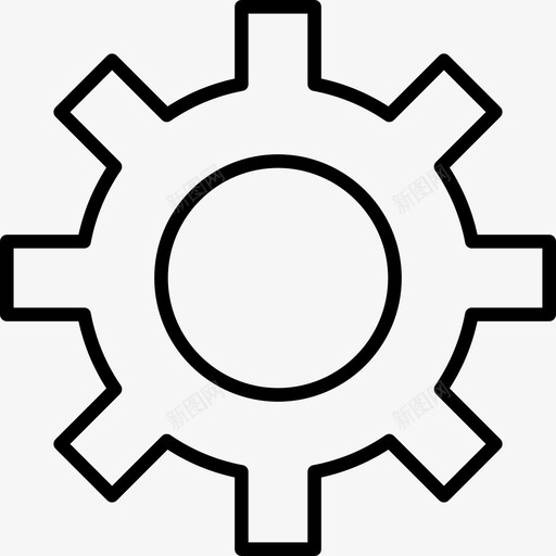 齿轮发动机工程师图标svg_新图网 https://ixintu.com 发动机 工程师 设置 齿轮