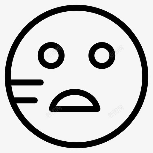 悲伤表情学校图标svg_新图网 https://ixintu.com 学校 悲伤 杂行 表情