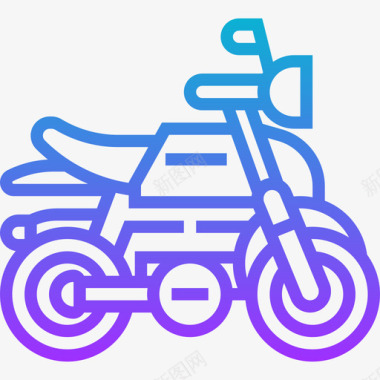摩托车摩托车运动5坡度图标图标