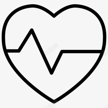 心跳血压心率图标图标