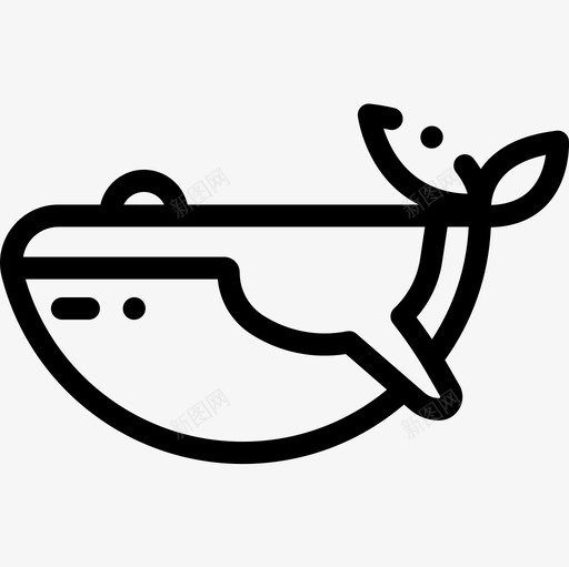 鲸鱼生态学149直系图标svg_新图网 https://ixintu.com 生态学 直系 鲸鱼