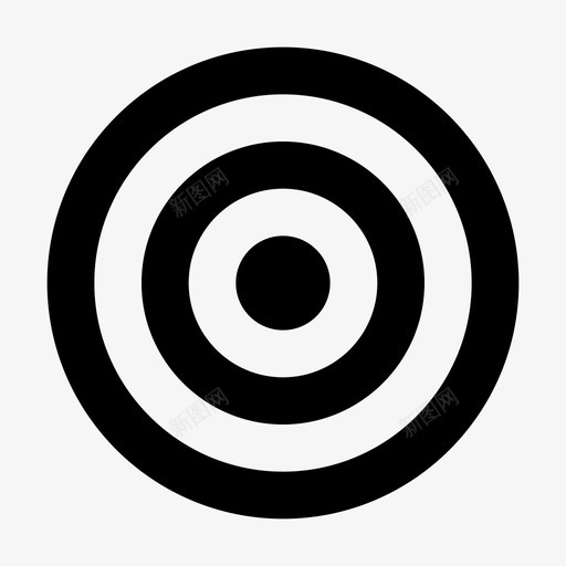 targetaimbullseye图标svg_新图网 https://ixintu.com aim bullseye target uiux圆圈实线 中心 中间 位置