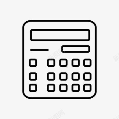 计算器帐户帐单图标图标