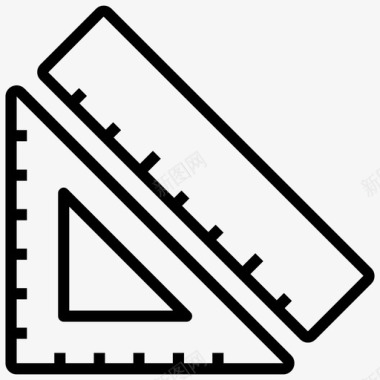 几何工具图形工具量具图标图标