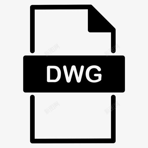 dwg文档扩展名图标svg_新图网 https://ixintu.com dwg 扩展名 文件 文档 类型