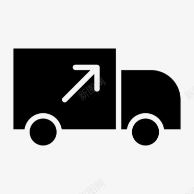 装运货物交货图标图标
