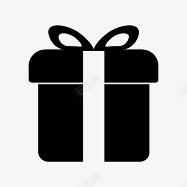 礼物庆祝礼品盒图标图标