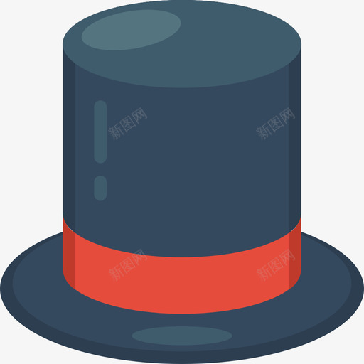 顶帽帽子3平顶图标svg_新图网 https://ixintu.com 帽子3 平顶 顶帽