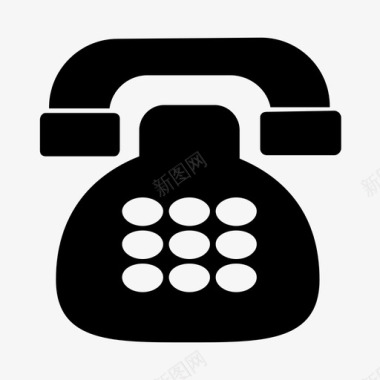 电话通讯技术图标图标