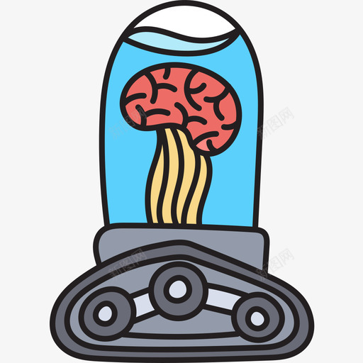 大脑机器人31彩色图标svg_新图网 https://ixintu.com 大脑 彩色 机器人