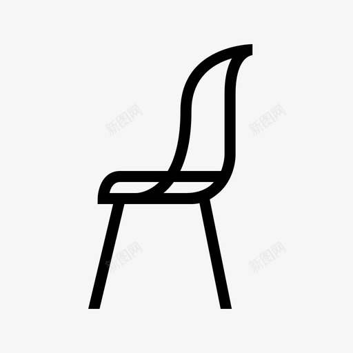 现代咖啡厅室内装饰椅子图标svg_新图网 https://ixintu.com 咖啡厅 室内装饰 椅子 现代