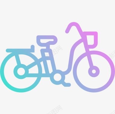 自行车24号自行车坡度图标图标
