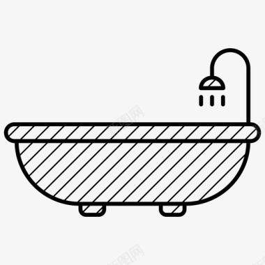 浴室家具图标图标