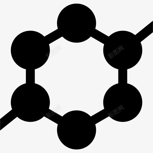 分子治疗8填充图标svg_新图网 https://ixintu.com 分子 填充 治疗