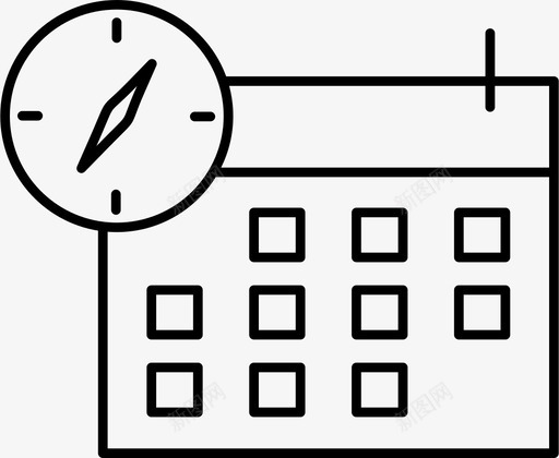 日历约会日期图标svg_新图网 https://ixintu.com 事件 日历 日期 约会 食物