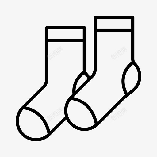 采购产品袜子配件时装图标svg_新图网 https://ixintu.com 时装 衣柜 袜子 配件 采购产品袜子