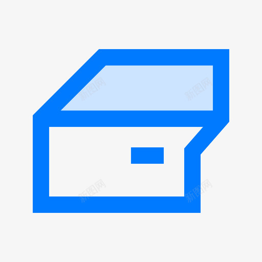 门电机4蓝色图标svg_新图网 https://ixintu.com 电机 蓝色