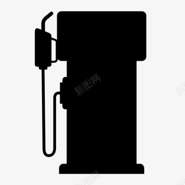 汽油泵加油泵加油机图标图标