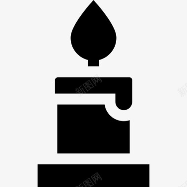 蜡烛葬礼8充满图标图标