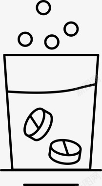 饮料玻璃杯药品图标图标