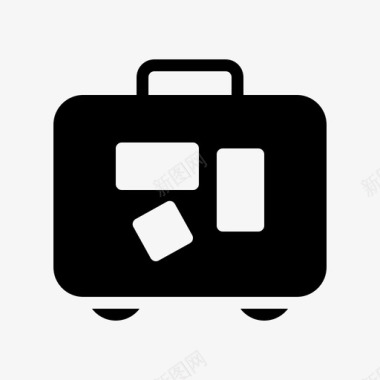行李旅行度假图标图标