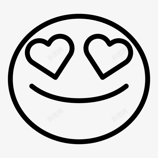 爱情感心图标svg_新图网 https://ixintu.com 情感